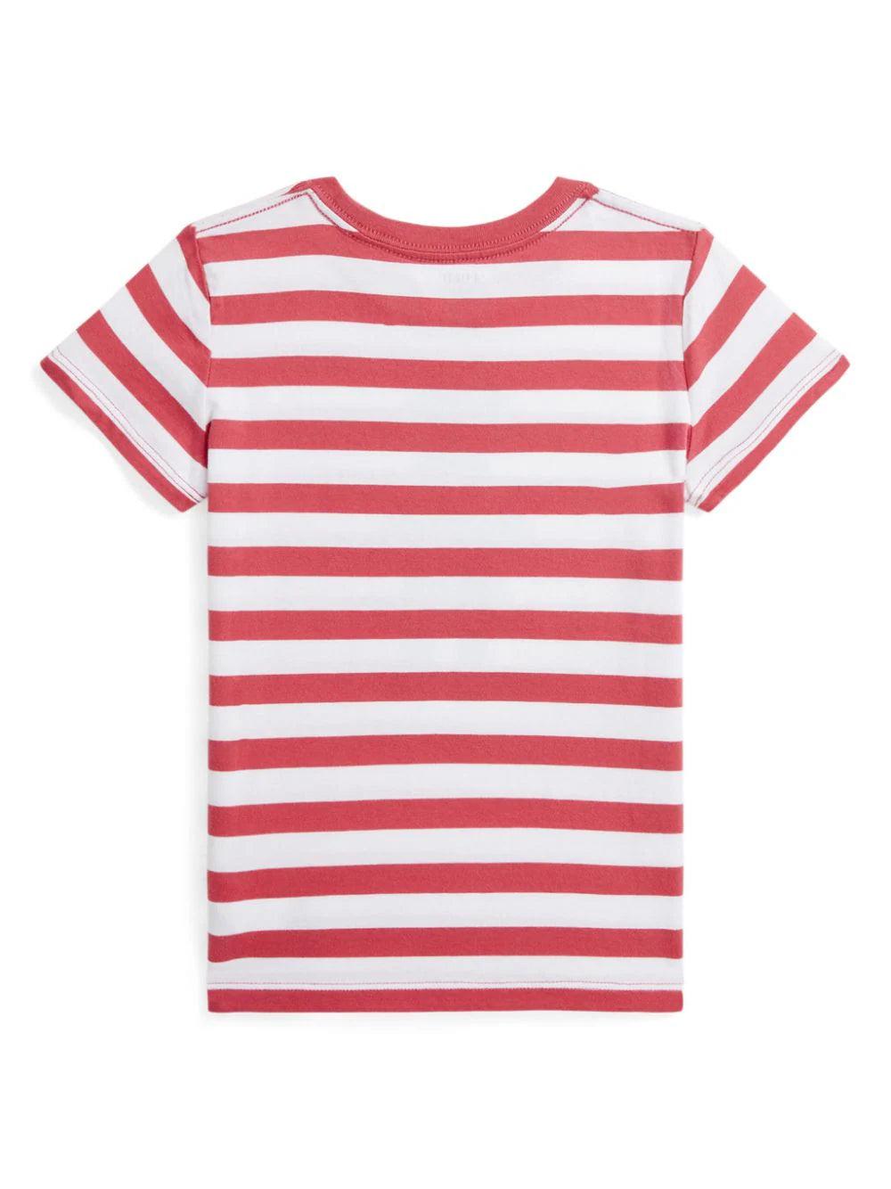 Ralph Lauren Kids Striped polo bear cotton jersey tee Discount Store per i nuovi prodotti