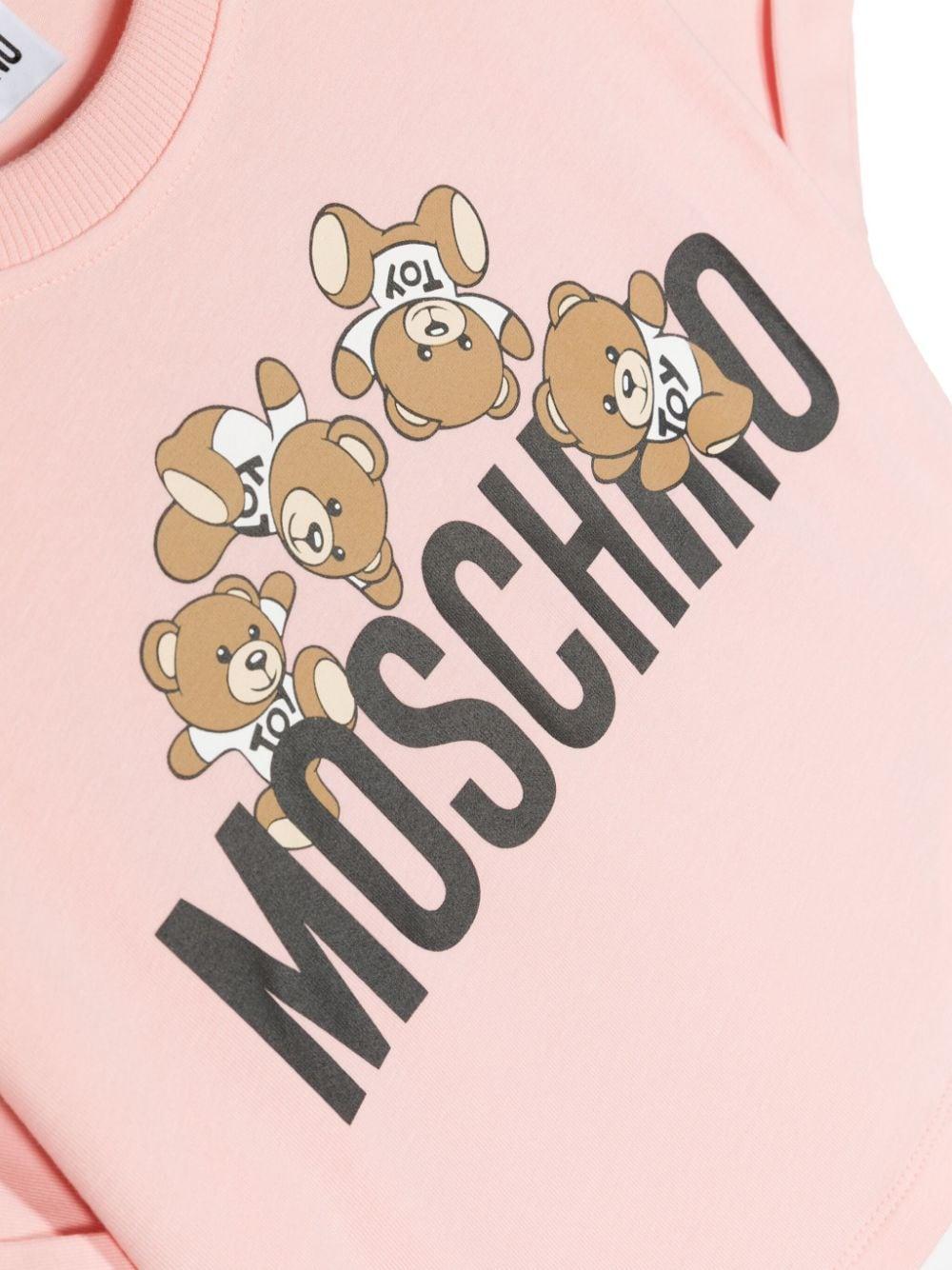 Moschino Kids Teddy logo t-shirt Super sconto