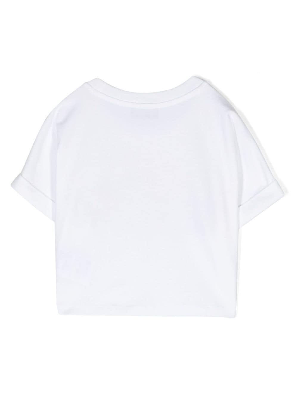 Moschino Kids Teddy logo t-shirt Enormi sconti