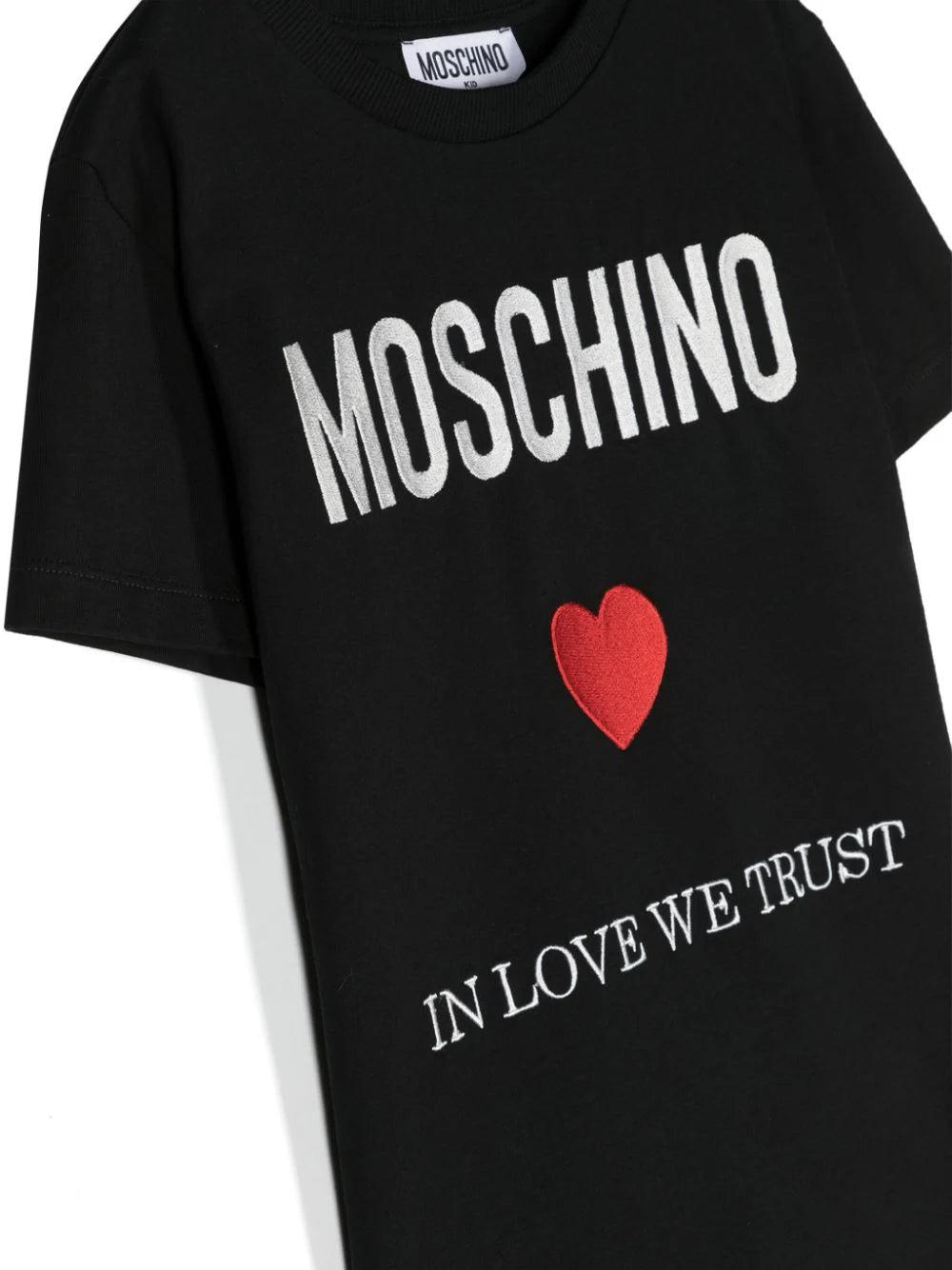 Moschino Kids In love we trust t-shirt Officina
