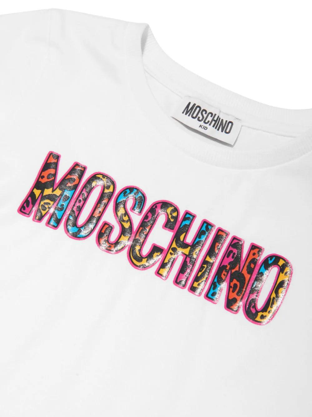 Moschino Kids Animalier logo t-shirt Limitato a 3 giorni