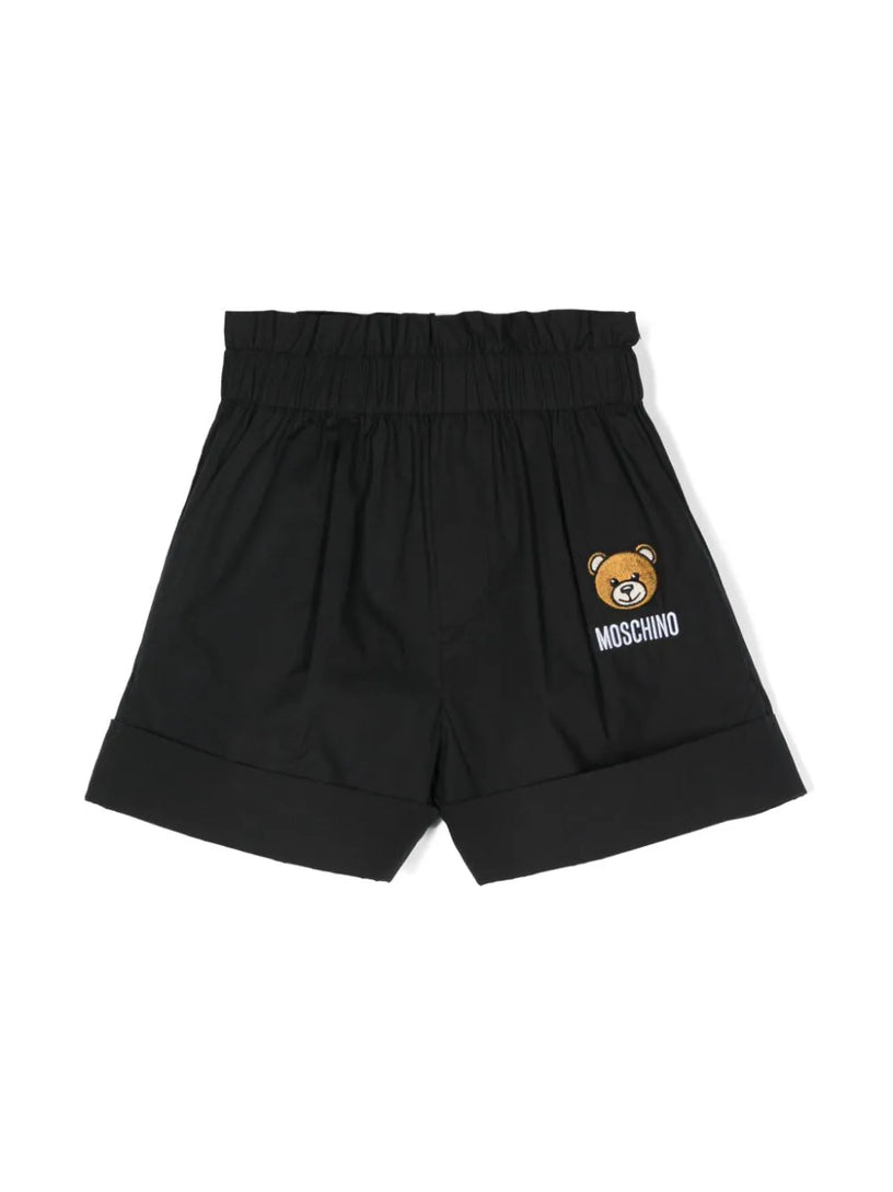 Moschino Kids Teddy patch shorts Duty-free
