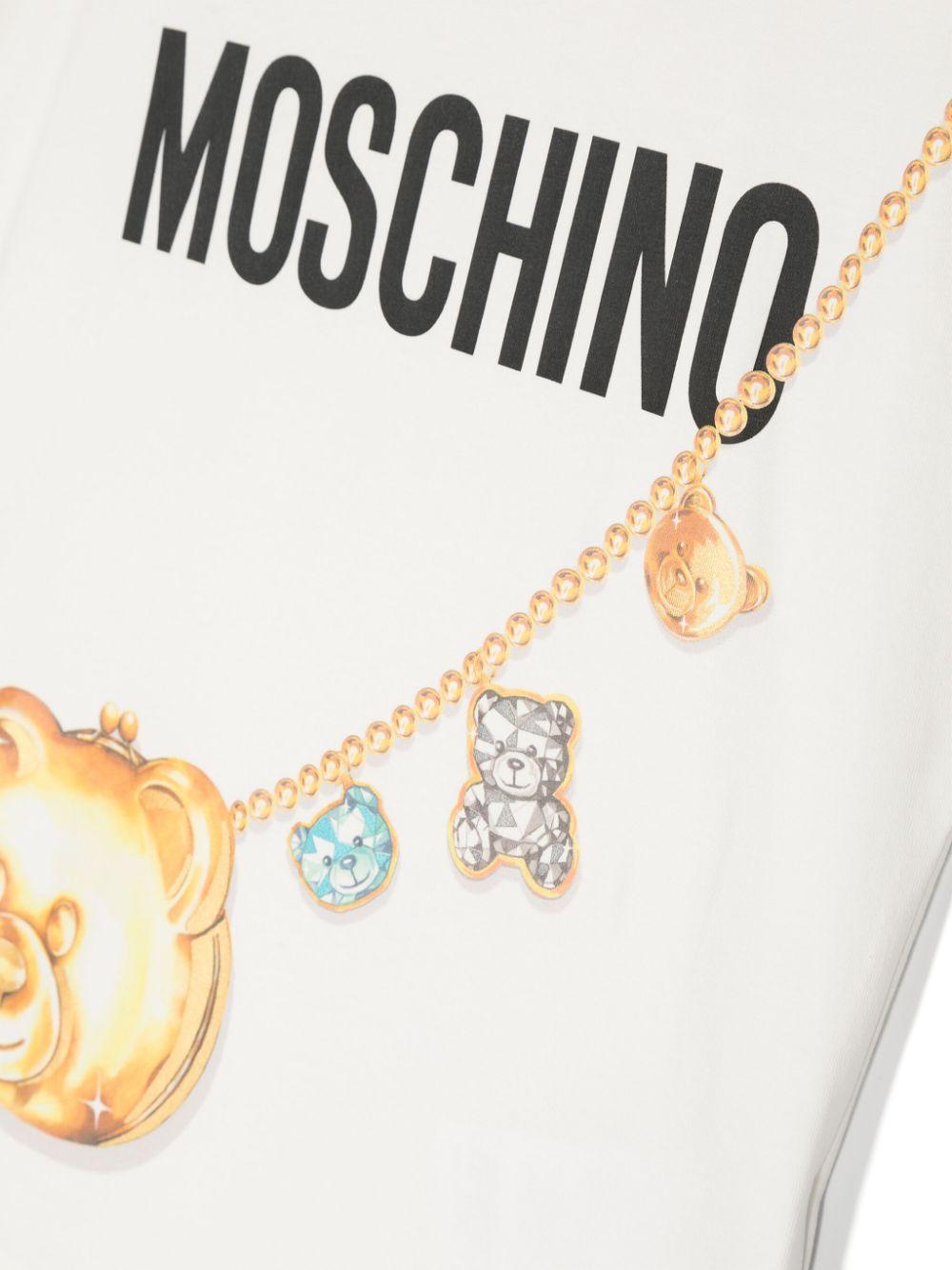 Moschino Kids T-shirt with print In Linea