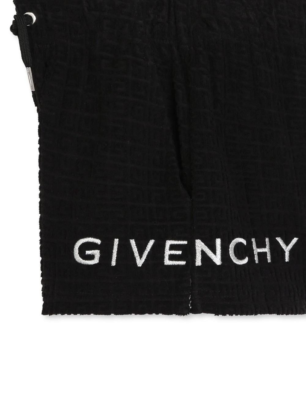 Givenchy Kids 4g-jacquard terry shorts Promozione