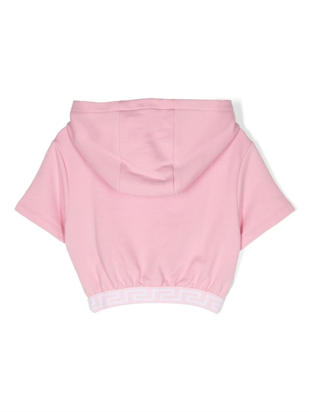 VERSACE Kids Hoodie with greca border and crystals Spedizione Gratuita
