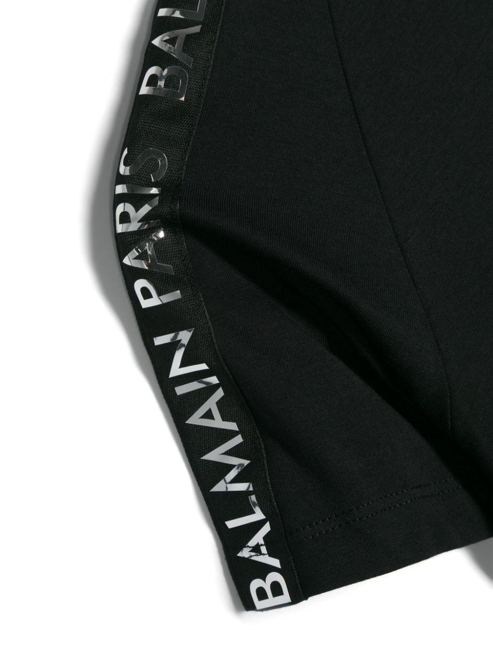 BALMAIN Kids T-shirt with metallic logo Negozi Online
