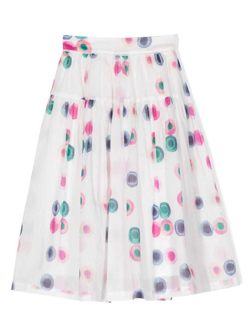 Chloé Kids Graphic-print skirt Prezzo Ridotto