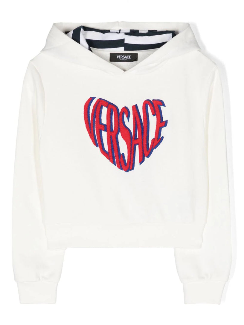 VERSACE Kids Versace sweatshirt with logo In Vendita