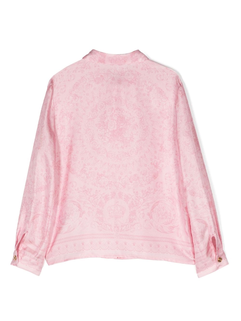VERSACE Kids Kids baroque silk shirt Offerte
