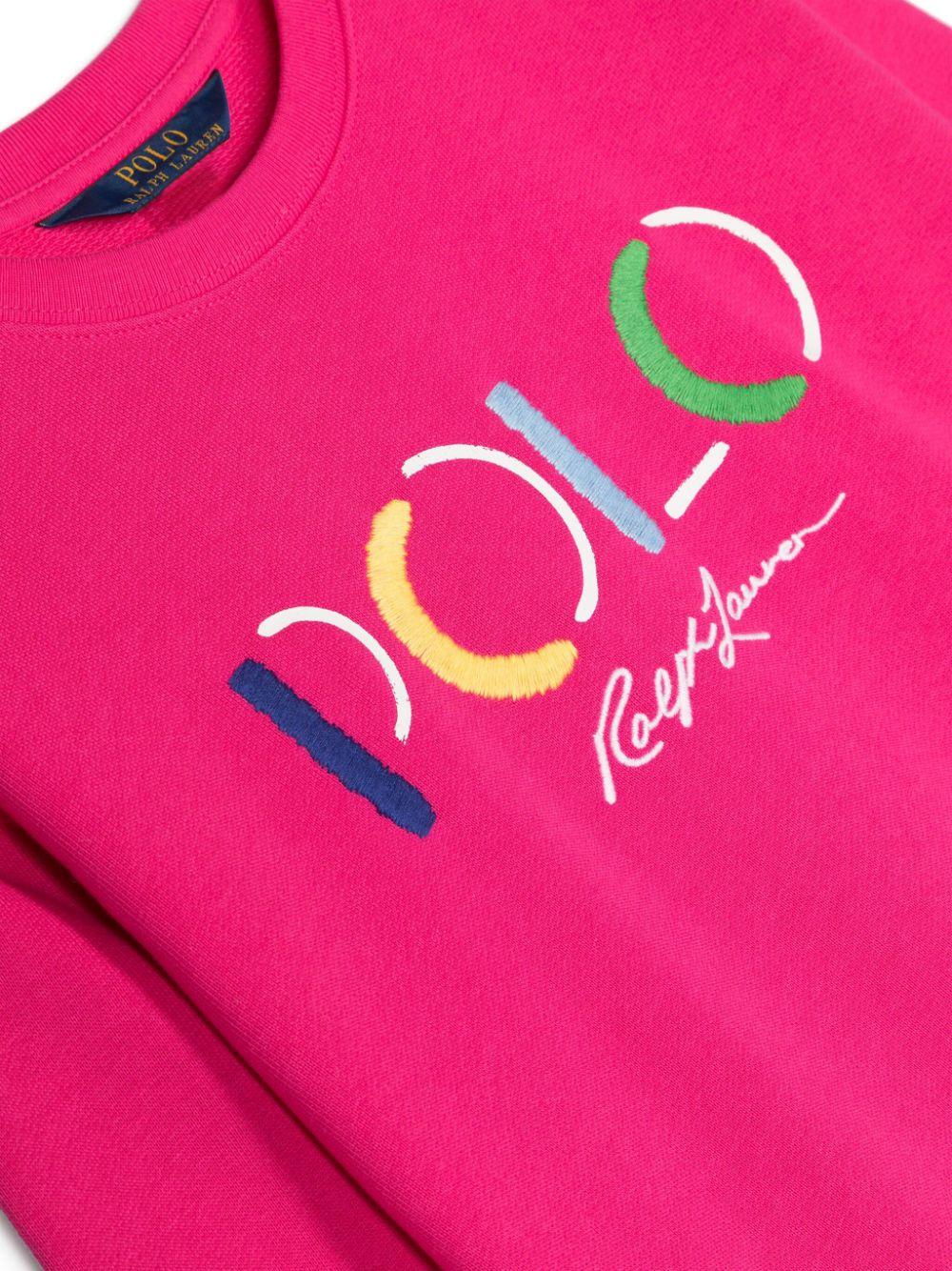 Ralph Lauren Kids Logo terry sweatshirt Nuova