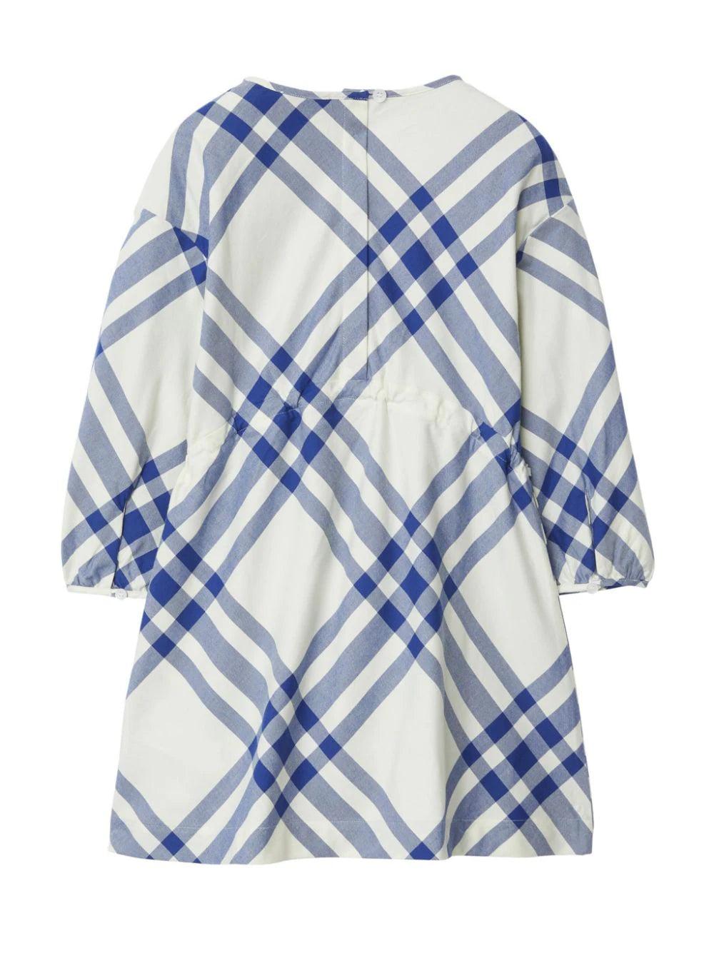 Burberry Kids Check cotton dress Spedizione gratuita