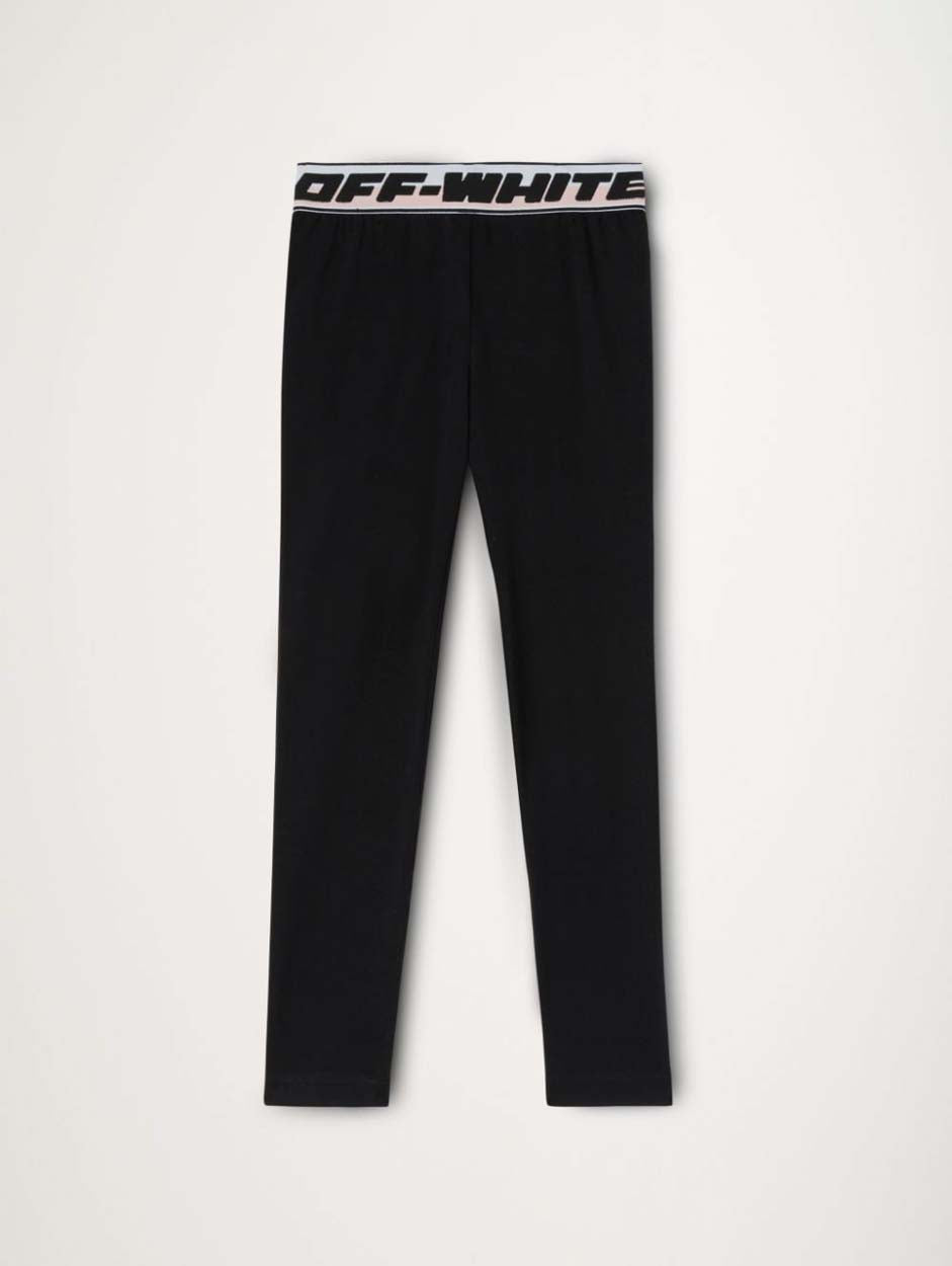 OFF-WHITE Kids Logo band leggings Prezzo di fabbrica