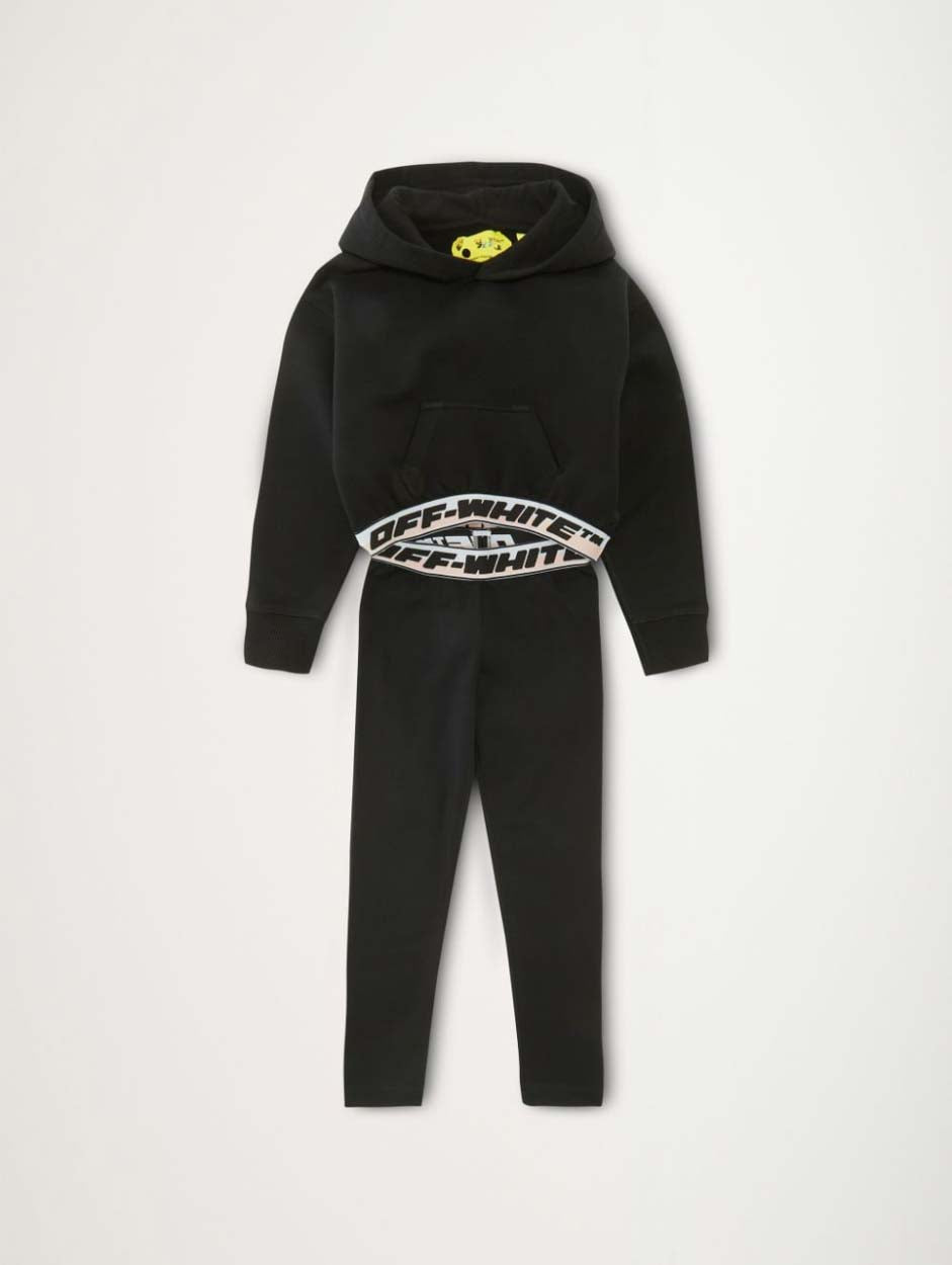 OFF-WHITE Kids Logo band leggings Prezzo di fabbrica