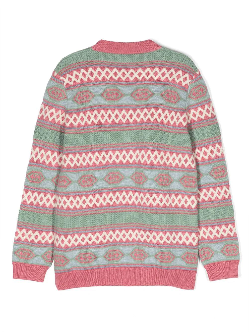 Gucci Kids Interlocking g cardigan Offerta speciale