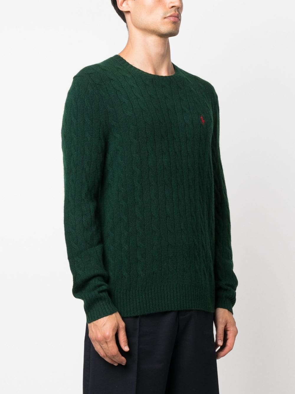 POLO RALPH LAUREN Cable wool and cashmere sweater Offerta migliore