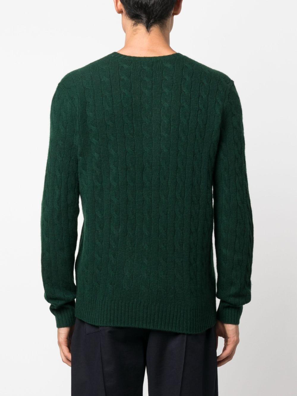 POLO RALPH LAUREN Cable wool and cashmere sweater Offerta migliore