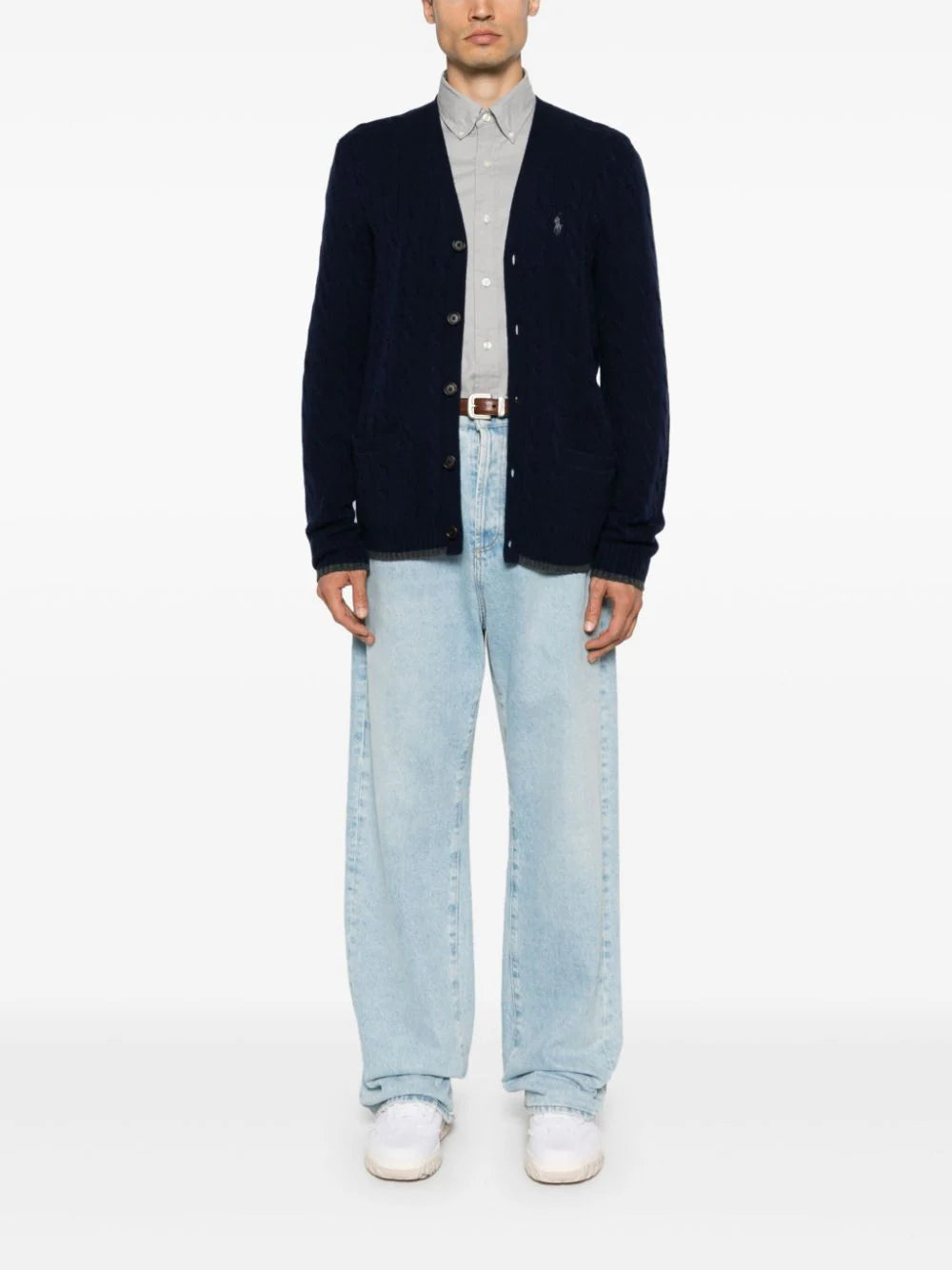 POLO RALPH LAUREN Cable-knit cardigan Latest fashion