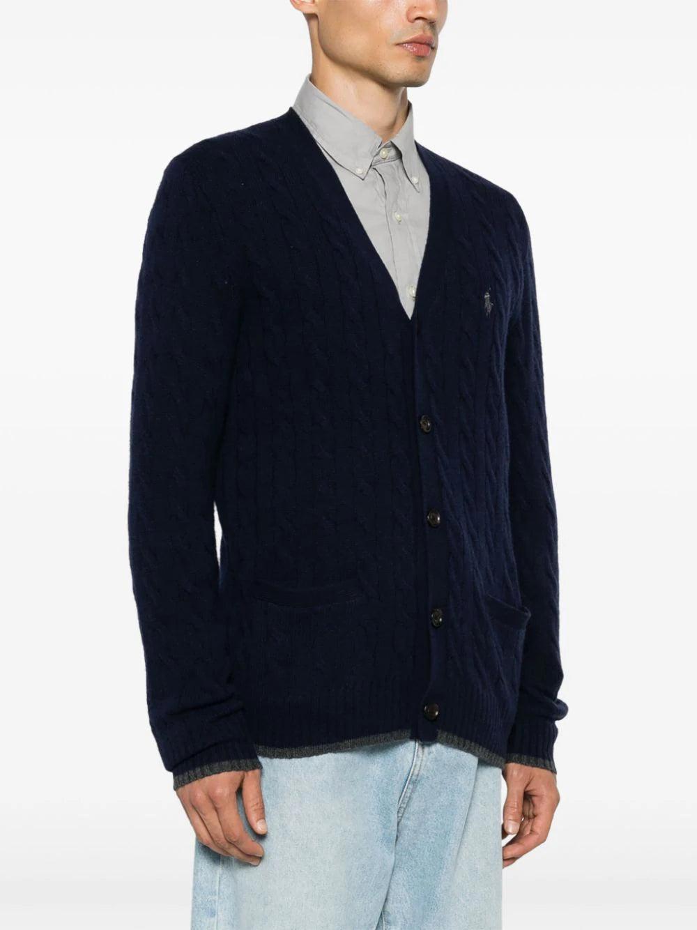 POLO RALPH LAUREN Cable-knit cardigan Latest fashion