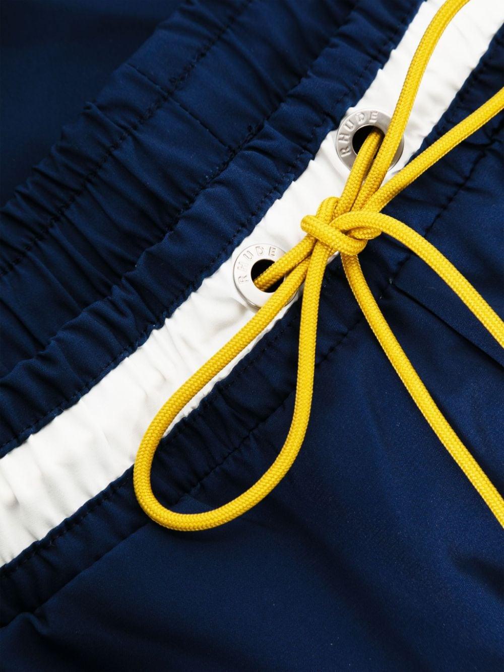 Rhude Basket logo swim shorts Nuovi prodotti