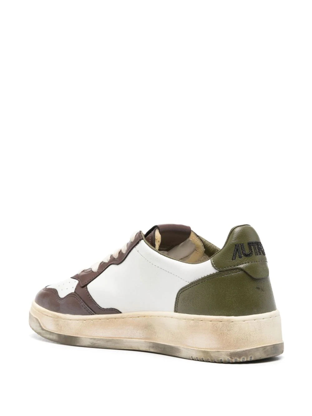 AUTRY Super vintage low leather sneakers Enormi risparmi