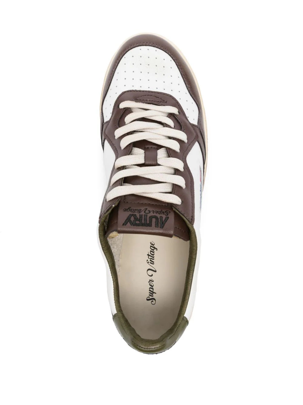 AUTRY Super vintage low leather sneakers Enormi risparmi