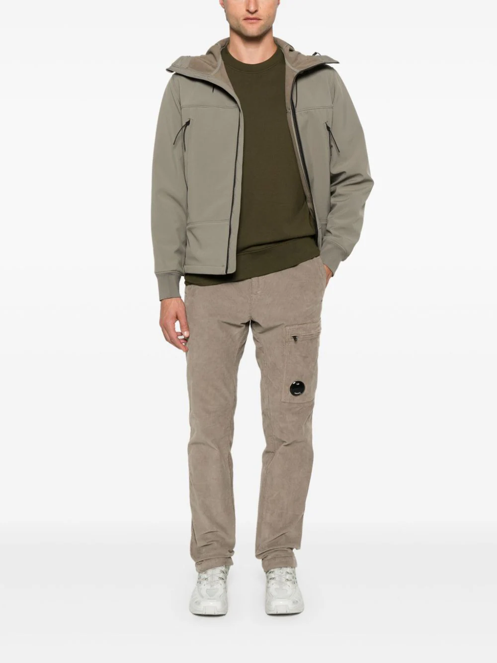 CP COMPANY Diagonal raised fleece sweatshirt Fino al 65% di sconto