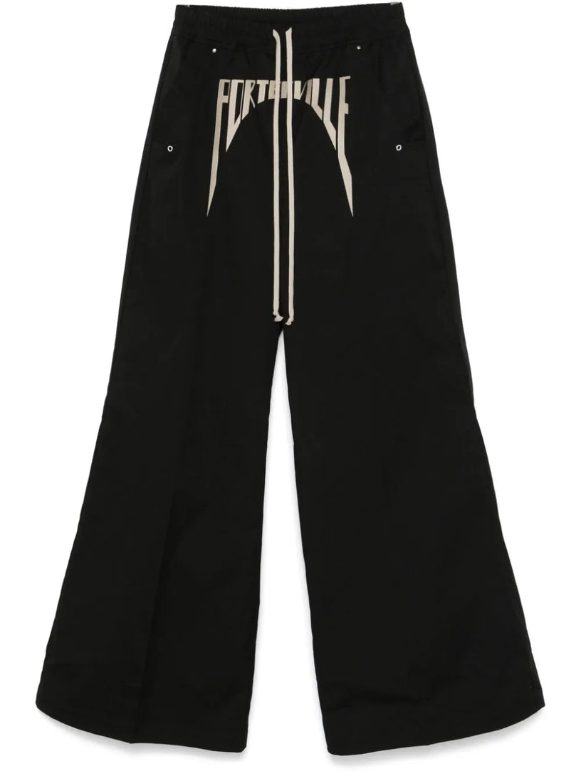 RICK OWENS Porterville wide bela pants Affare Del Giorno
