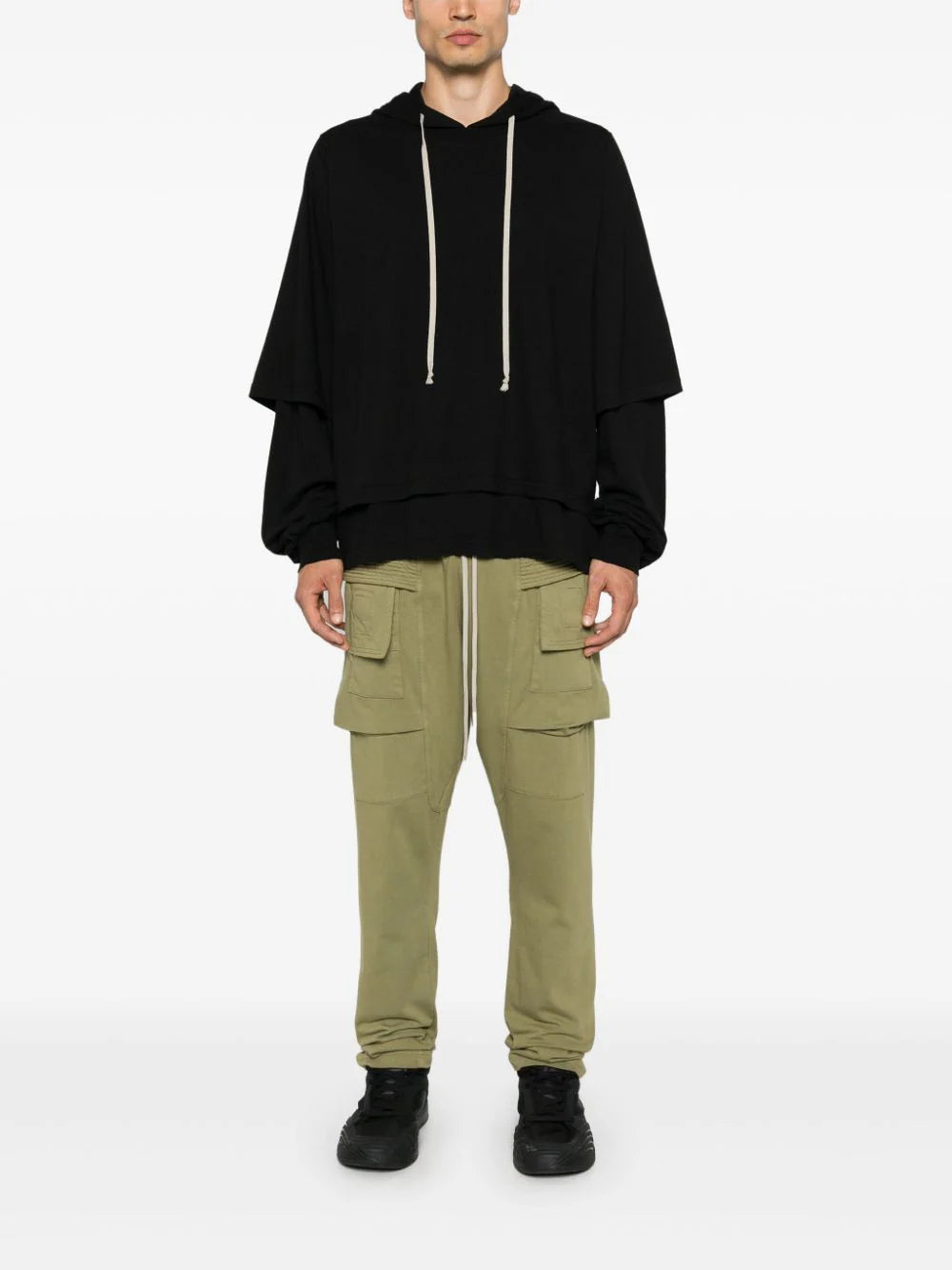 Rick Owens DRKSHDW Hustler hoodie Comprare a buon mercato
