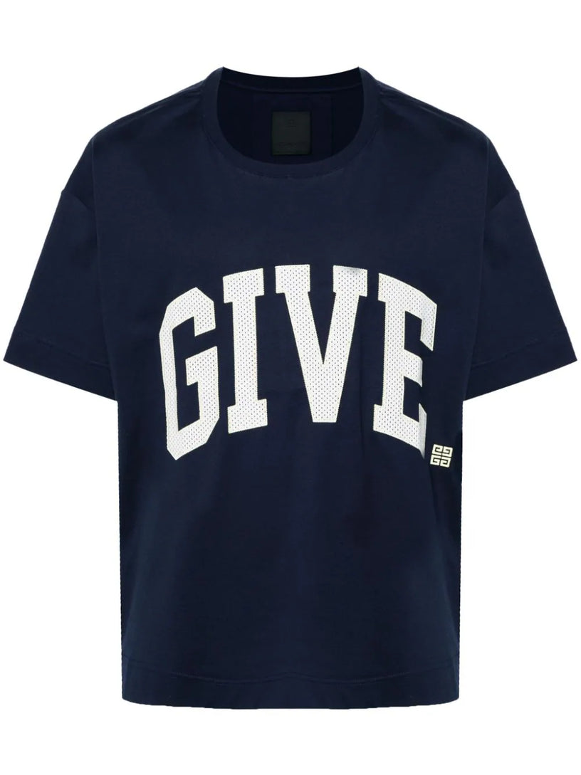 Givenchy Givenchy college boxy fit t-shirt in cotton