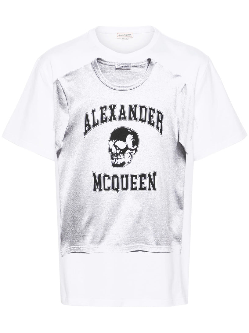 Alexander McQueen Graffiti t-shirt Offerta temporanea