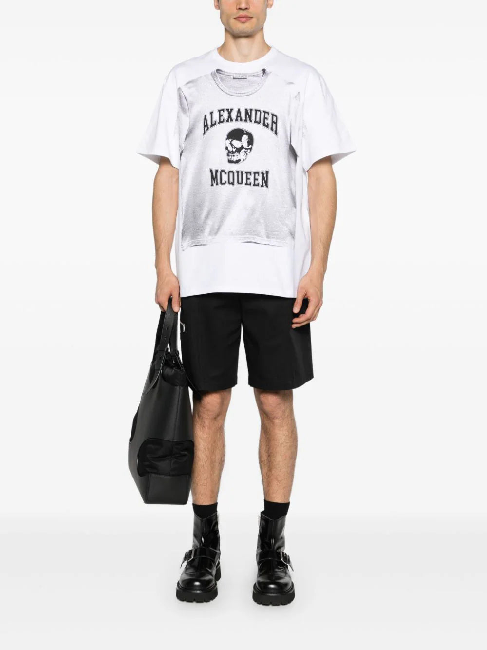 Alexander McQueen Graffiti t-shirt Offerta temporanea