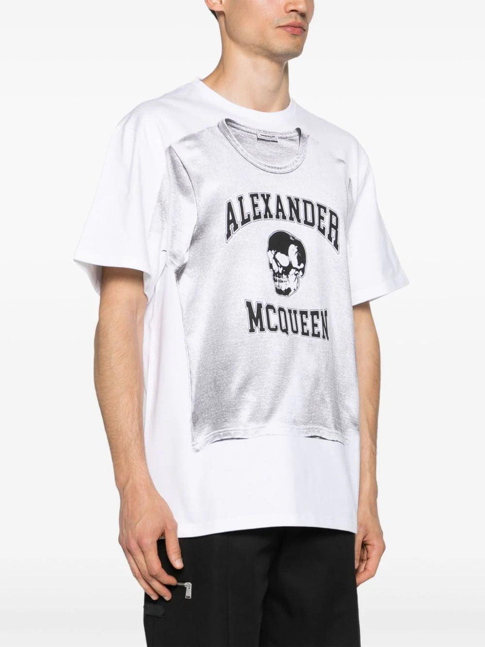 Alexander McQueen Graffiti t-shirt Offerta temporanea