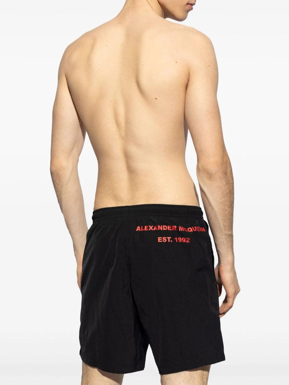 Alexander McQueen Graffiti swim short Grandi sconti