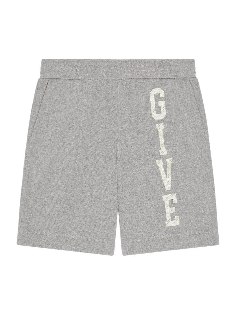 Givenchy Givenchy college bermuda shorts in fleece Comprane uno, ottenene uno gratis