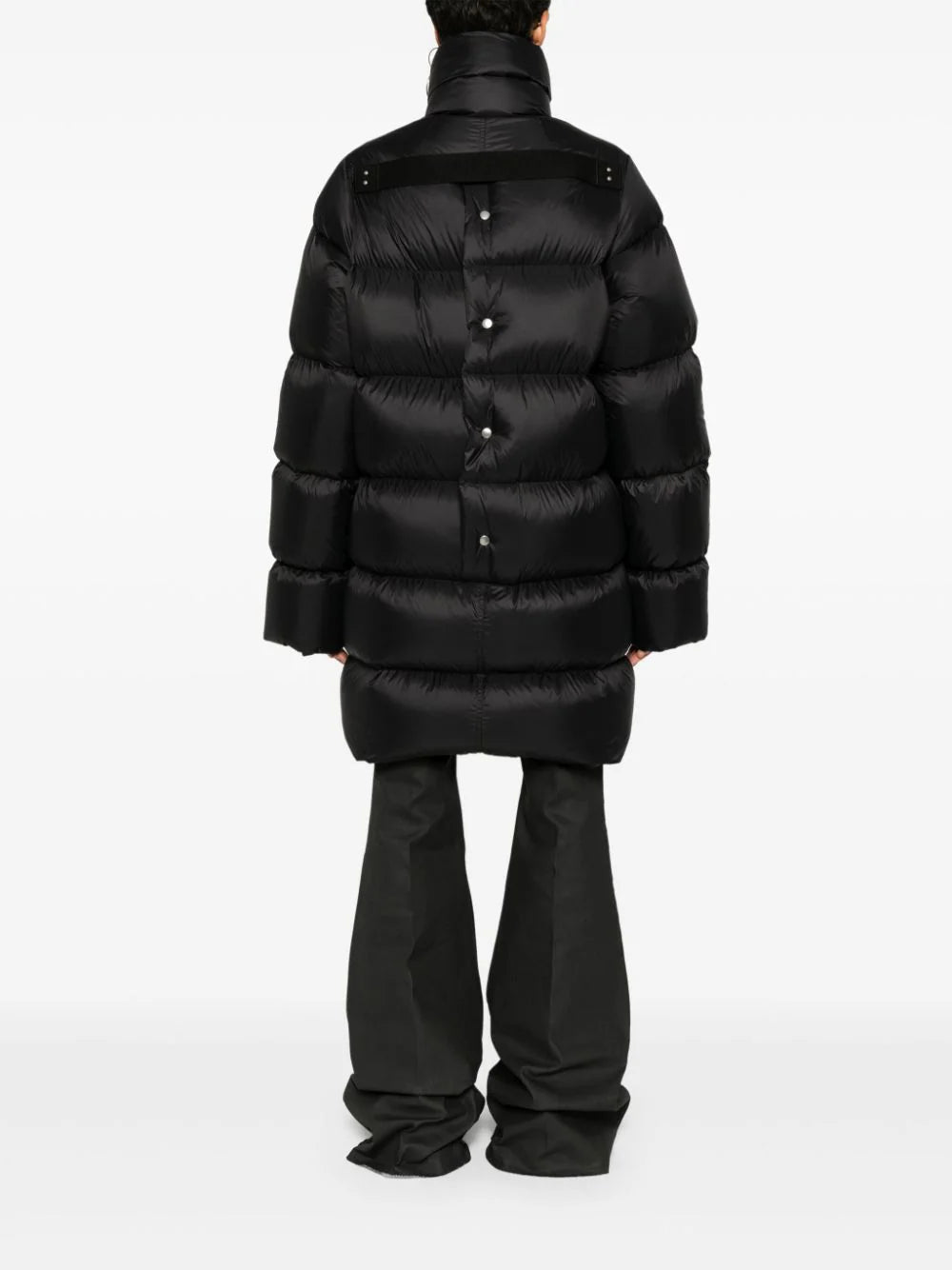 RICK OWENS Long turtle down jacket Super sconto