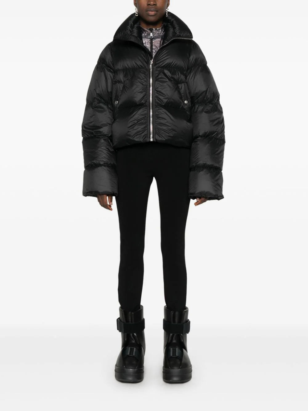 RICK OWENS Turtle jacket in recycled nylon Enormi sconti