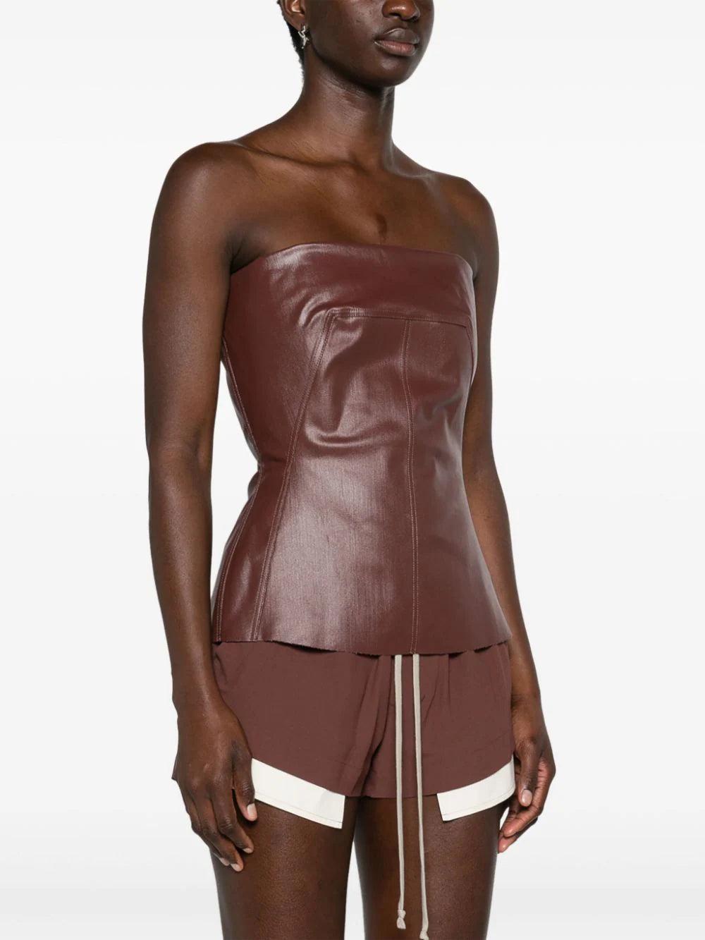RICK OWENS Bustier top Trasporto libero internazionale