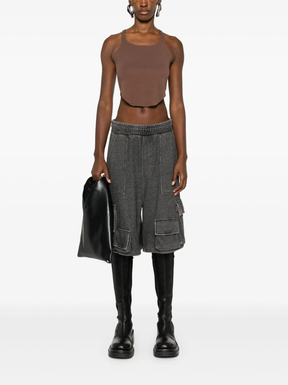 Rick Owens DRKSHDW Basic tank cropped Promozione