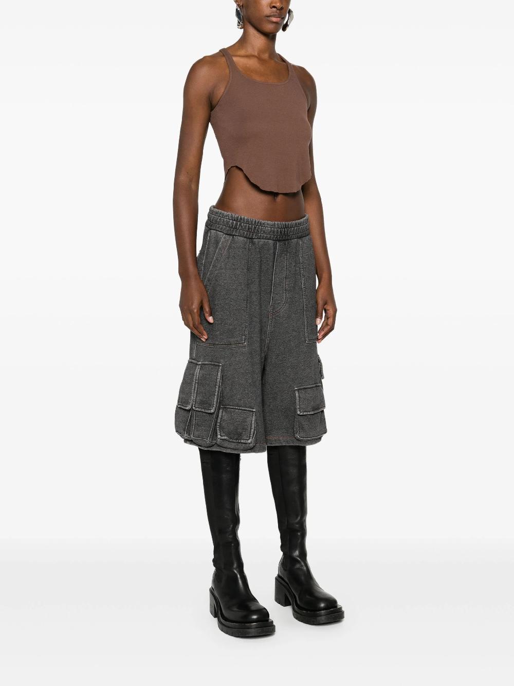 Rick Owens DRKSHDW Basic tank cropped Promozione