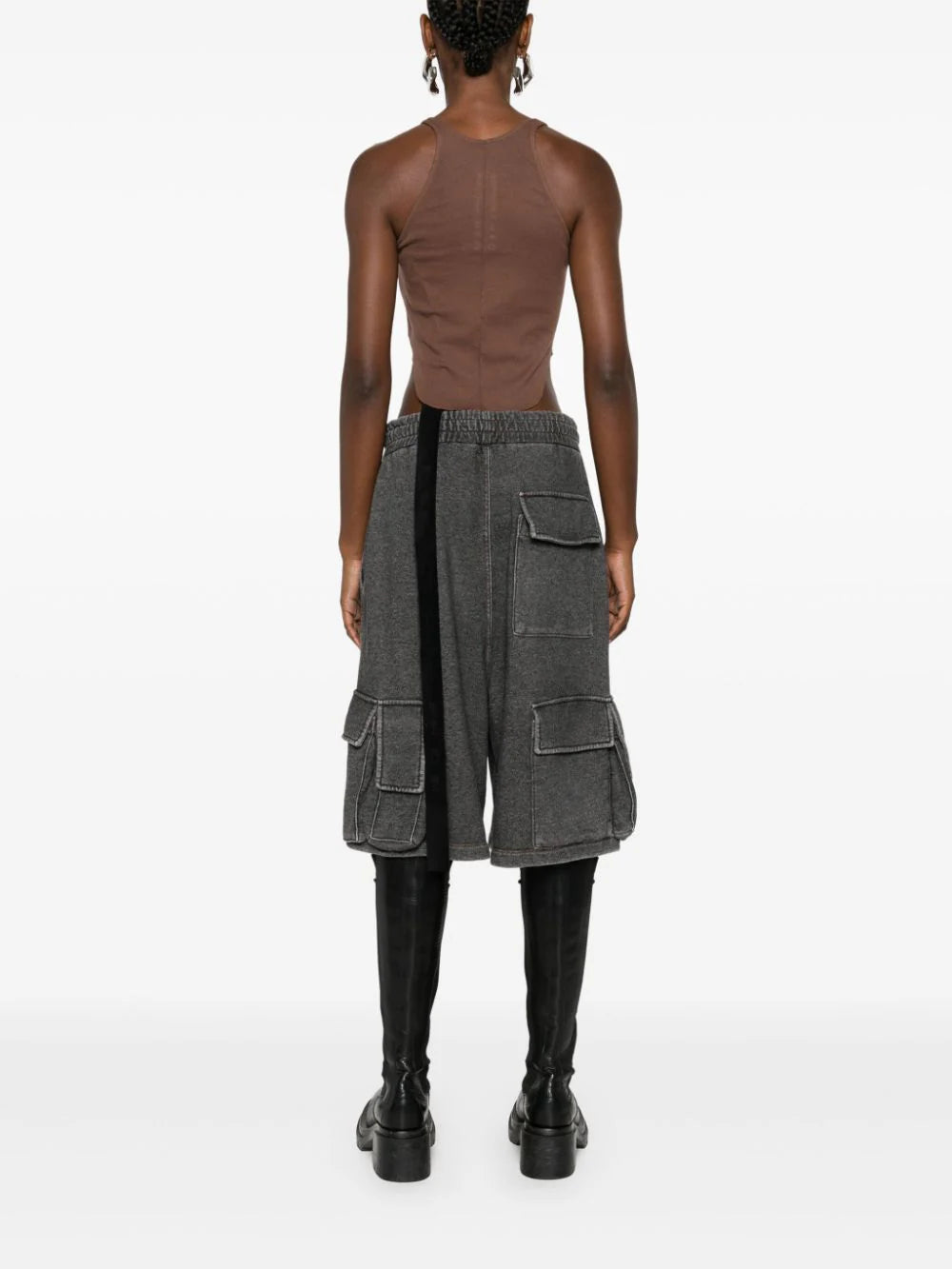 Rick Owens DRKSHDW Basic tank cropped Promozione