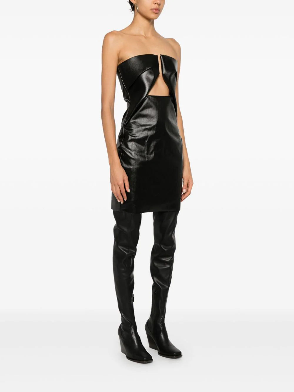 RICK OWENS Prong mini dress Spedizione Gratuita