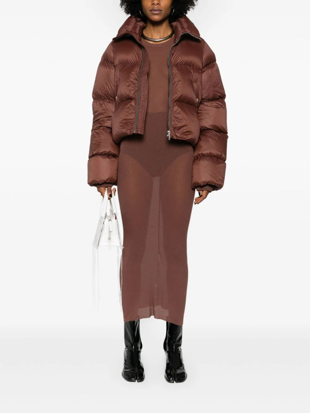 RICK OWENS Turtle jacket in recycled nylon Qualità Garantita
