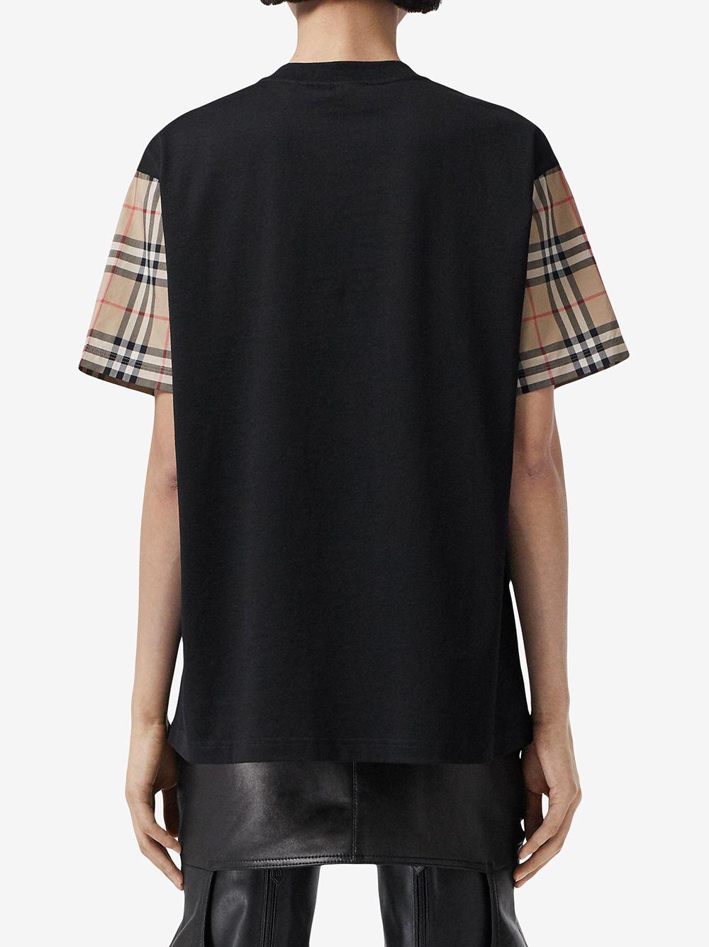 Burberry Cotton t-shirt with sleeves Sconto di tempo limitato
