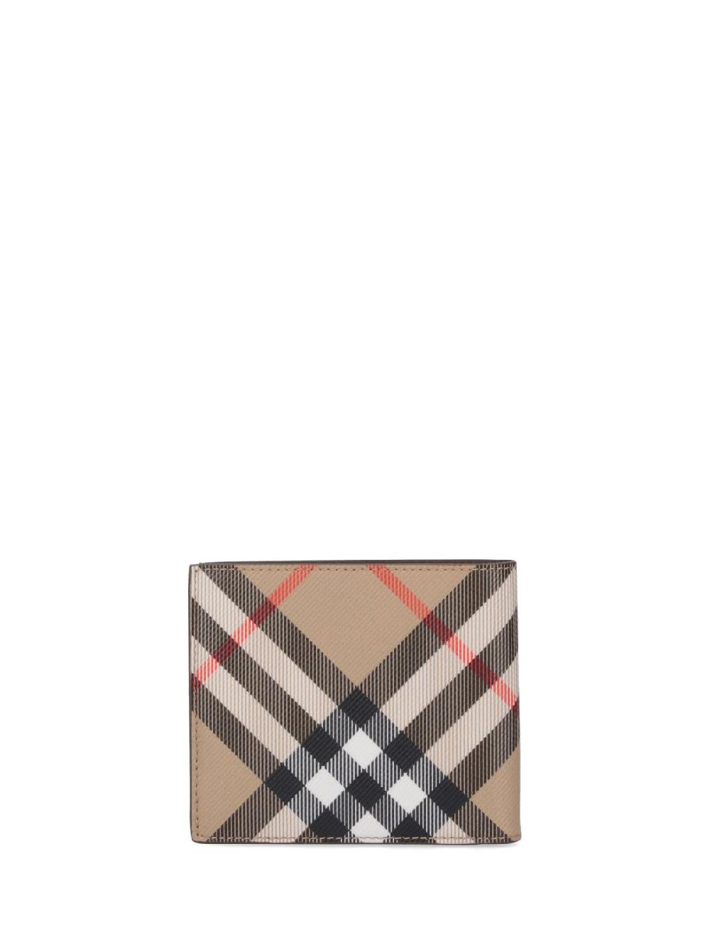 Burberry Check bifold wallet Offerta esclusiva