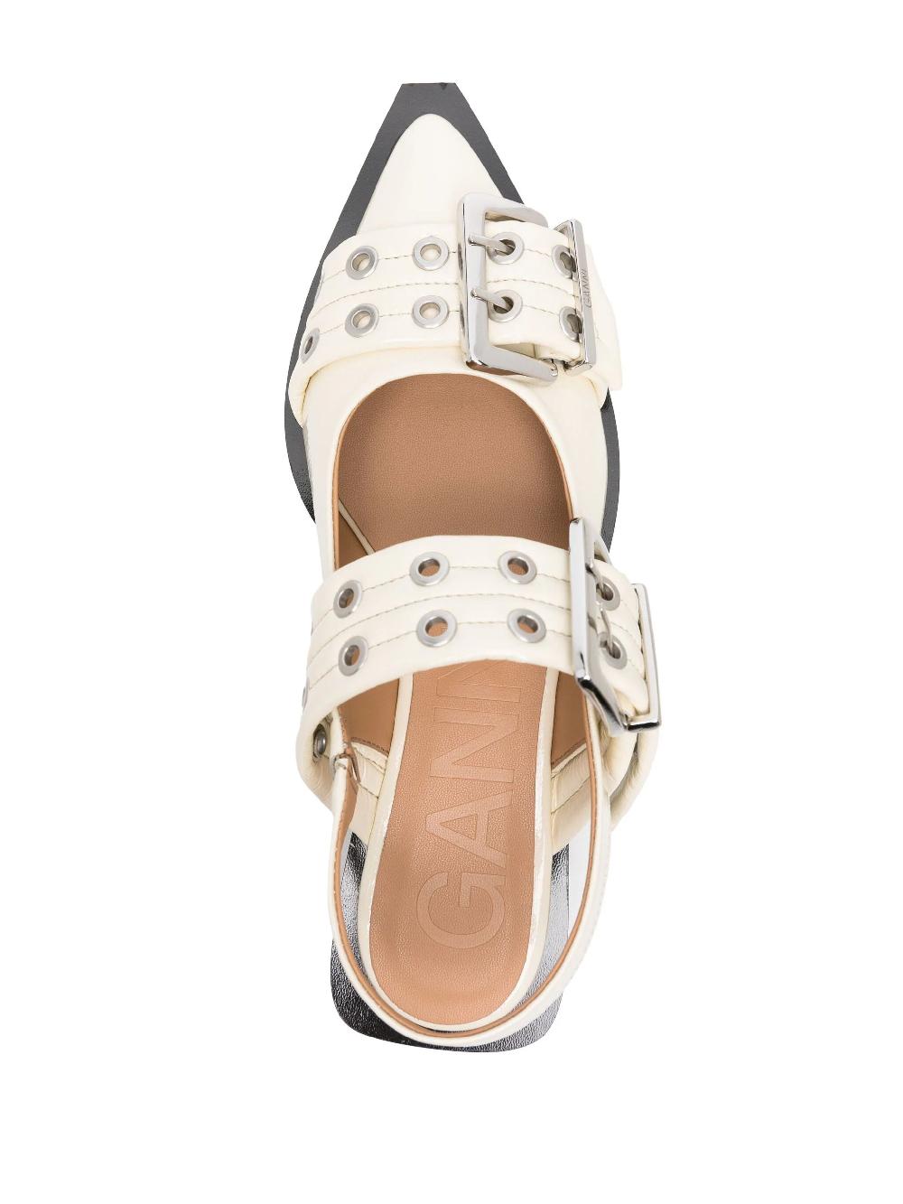 GANNI Buckle ballerinas Smaltimento dello stoccaggio