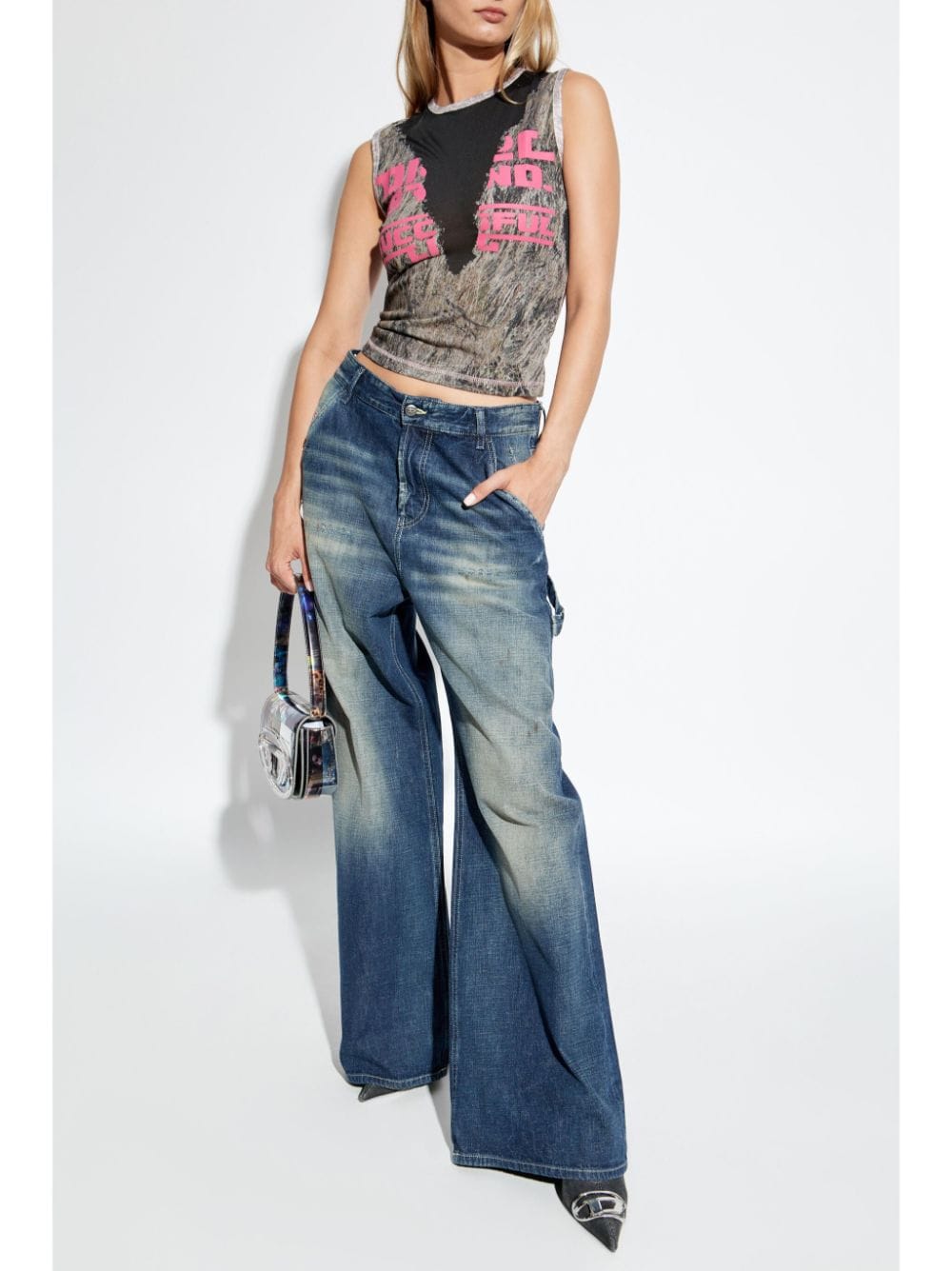 DIESEL T-melya top Prezzo basso