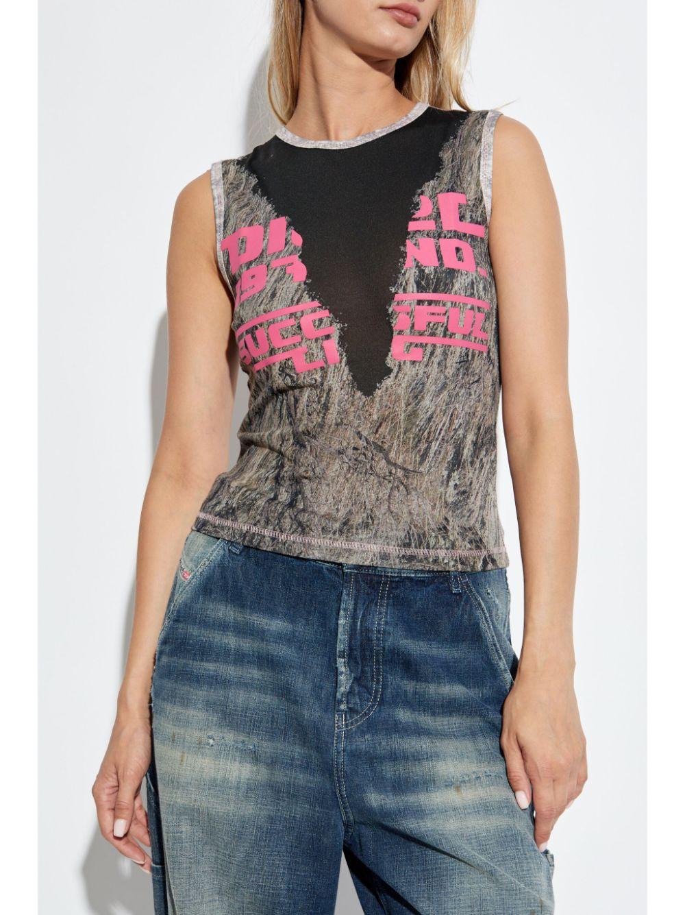 DIESEL T-melya top Prezzo basso
