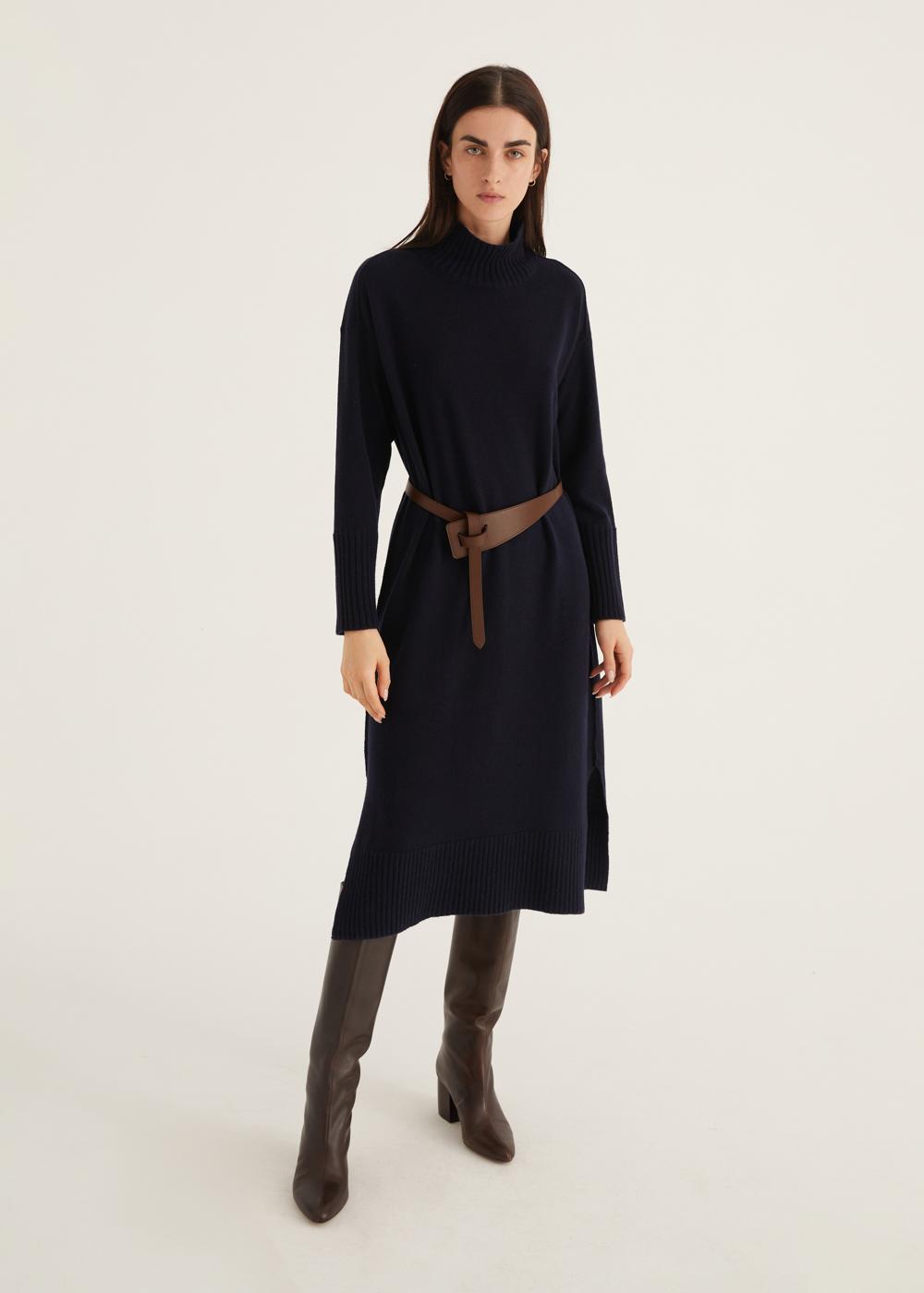 Rosso35 Abito in maglia collo alto Negozi Online