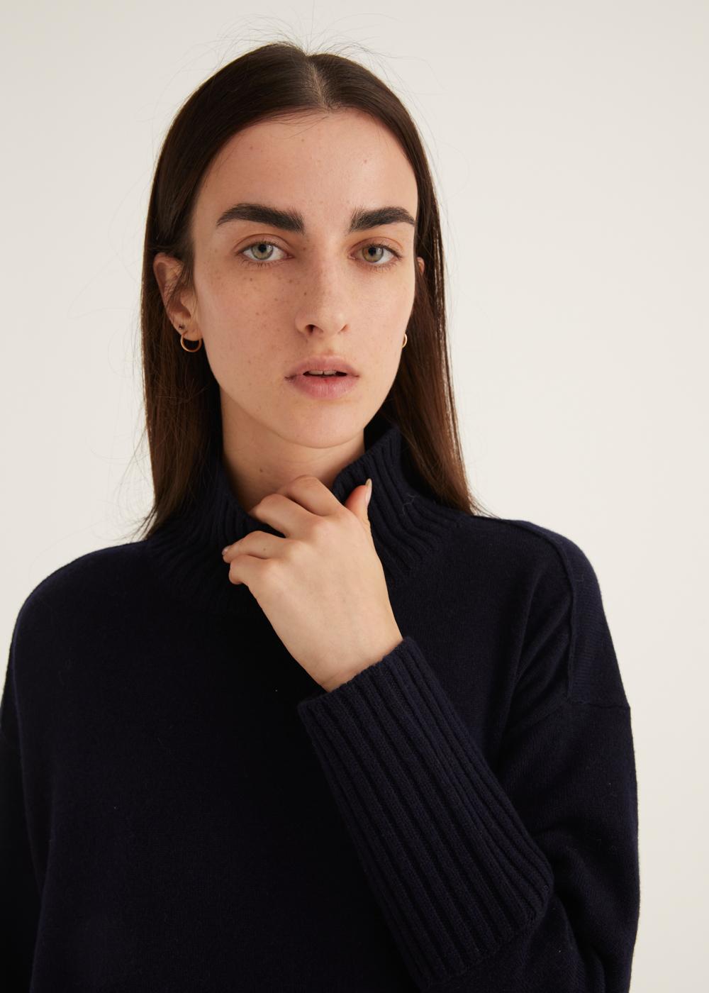 Rosso35 Abito in maglia collo alto Negozi Online