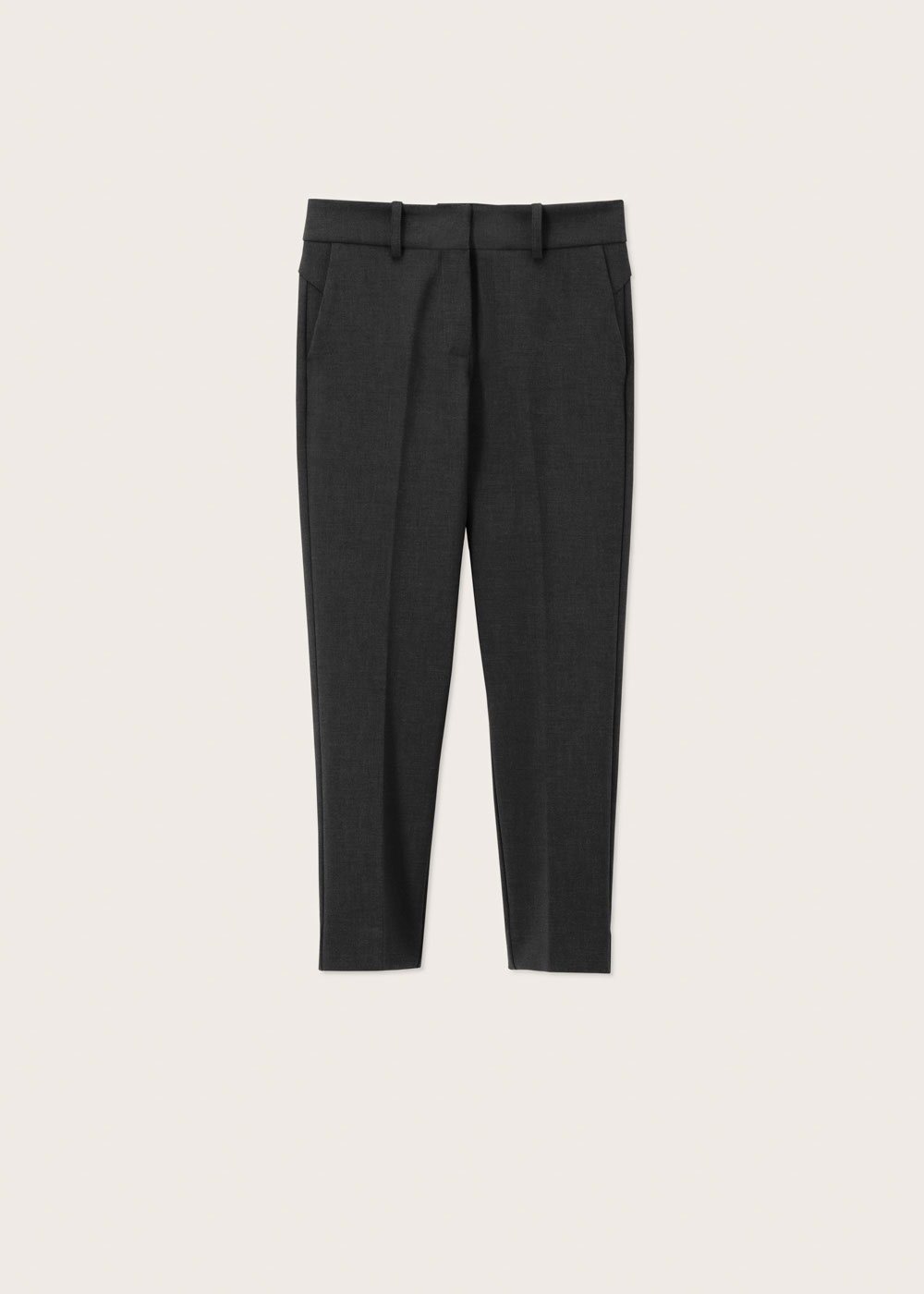 Rosso35 Pantalon capri “Kim” con zip frontale Hotsell